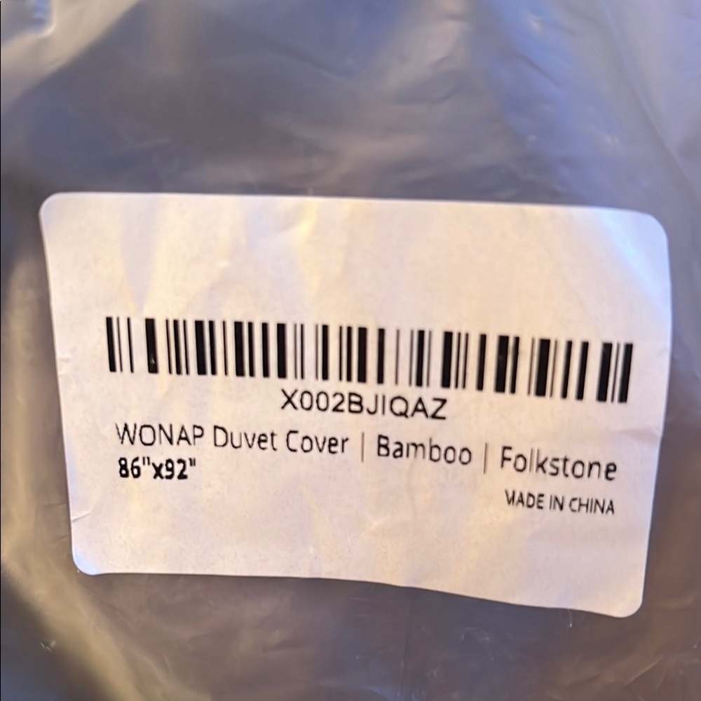 Grey Weighted Duvet Cover - Picture 4 of 6
